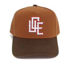 Load image into Gallery viewer, CUSTOM UCE CAP-BROWN/WHITE/RED
