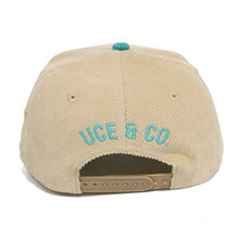 Load image into Gallery viewer, UCE CORDUROY CAP-TAN/TEAL/ORANGE
