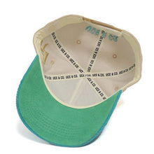 Load image into Gallery viewer, UCE CORDUROY CAP-TAN/TEAL/ORANGE
