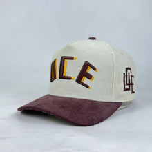 Load image into Gallery viewer, NEW UCE CORDUROY CAP-BROWN/TAN/YELLOW
