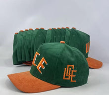 Load image into Gallery viewer, NEW UCE CORDUROY CAP-GREEN/ORANGE
