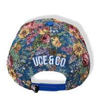 Load image into Gallery viewer, FLORAL CAP-ROYAL BLUE
