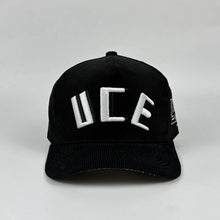 Load image into Gallery viewer, NEW UCE CORDUROY CAP-BLACK/WHITE
