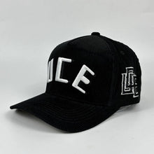 Load image into Gallery viewer, NEW UCE CORDUROY CAP-BLACK/WHITE
