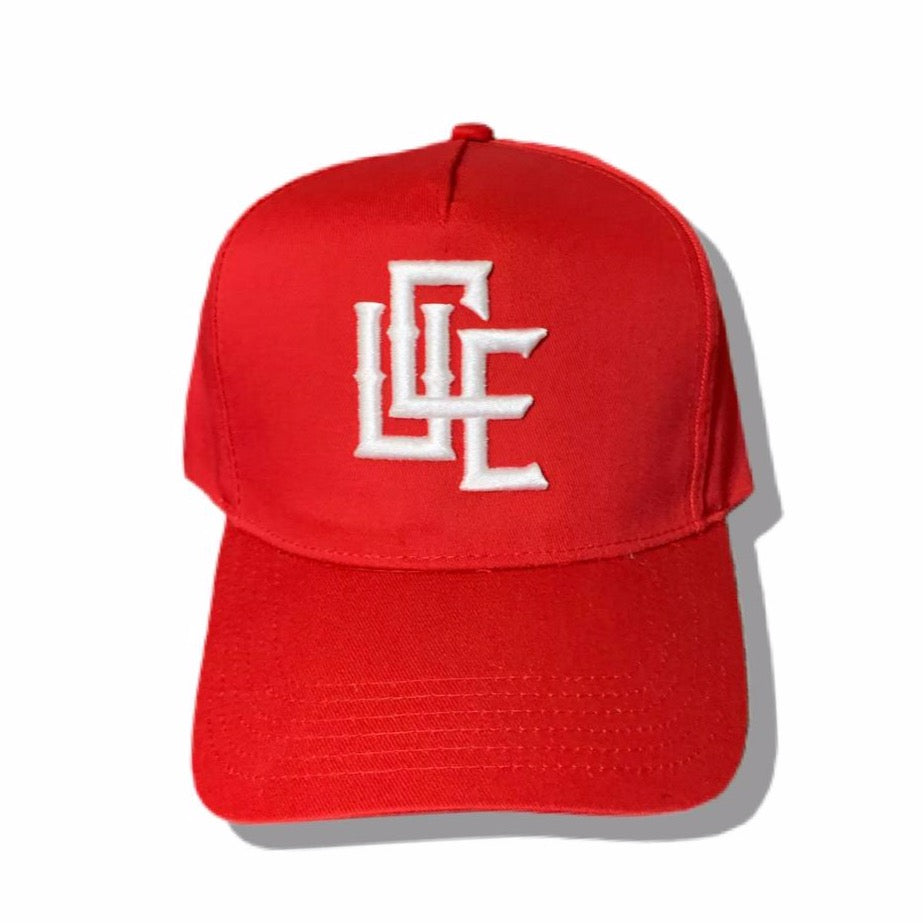 UCE CLASSIC CAP - RED/WHITE – UCE and CO. APPAREL