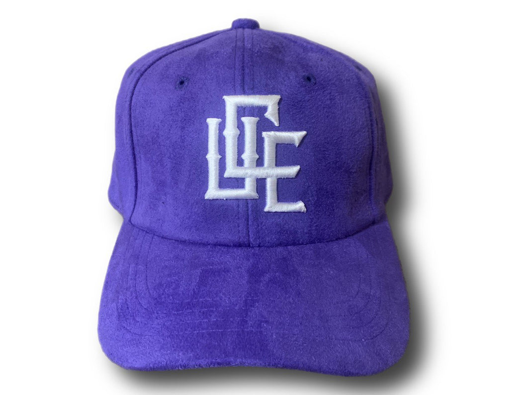 SUEDE CAP-PURPLE/WHITE